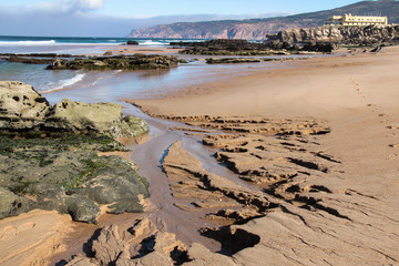 Europas Schönheiten der Stand, Land, Natur und Straßen mit Sonne, Wolken und Nebel