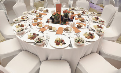 wonderfully designed wedding table - 186117720