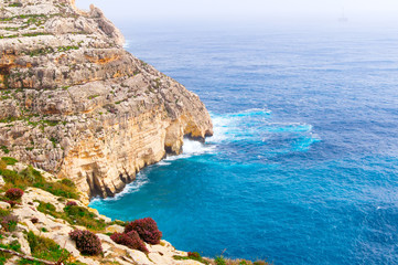 Northwestern coast of the Malta island.