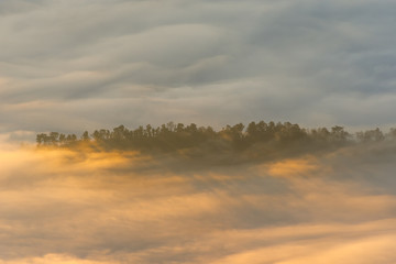 beautiful sunrise and View Point in Thailand

