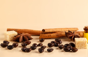 Fresh roasted coffee beans