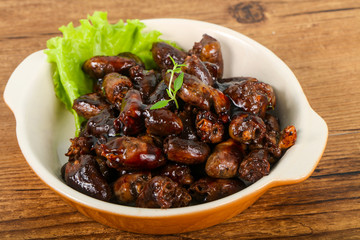 Chicken hearts
