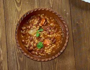  beans rice soup