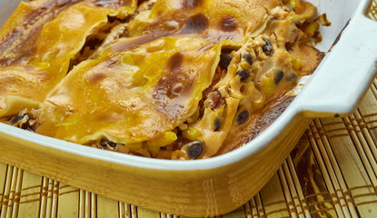 Tex Mex Black Bean corn Casserole.