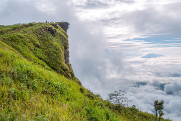 beautiful sunrise and View Point at Chiangrai Thailand