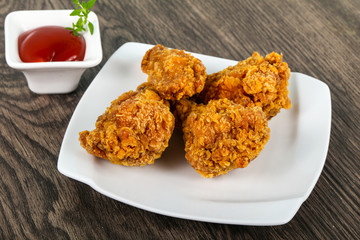 Crispy chicken wings