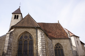 Fototapeta na wymiar Cité médiévale de Marnay en Franche-Comté