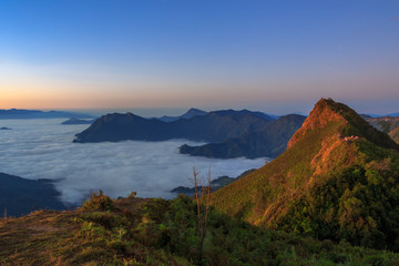 beautiful Landscape and View Point at Chiangrai Thailand

