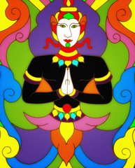 Temple figure Chiang Mai Thailand