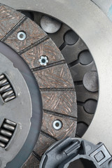 Car clutch close-up