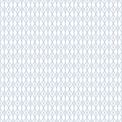 Naklejka premium Abstract geometric pattern with lines. A seamless vector background. Graphic blue and white pattern..