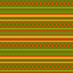 knitted sweater winter patternNorwegian