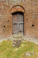 Toreingang als Hintergrund