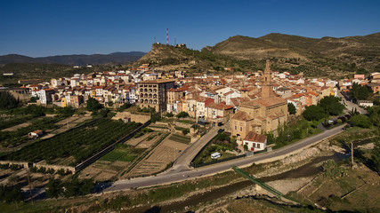 Fototapeta na wymiar Pueblo de Igea en la provincia de La Rioja, España