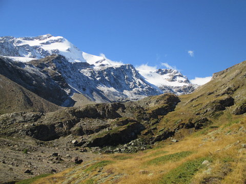 Monte Cevedale im Martelltal in Italien