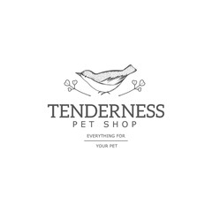 Flourish vector logo, sign, element of template