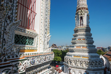 Wat Arun, Temple of Dawn the landmark of Thailand © fortsite