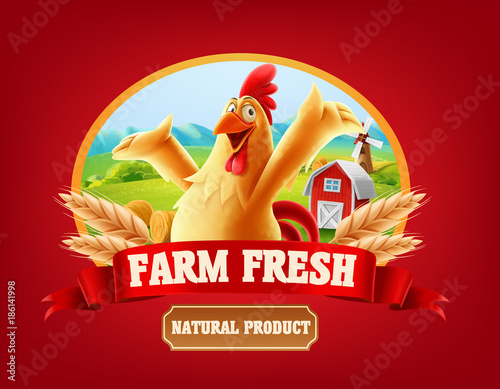 "chicken banner" Stock image and royalty-free vector files on Fotolia