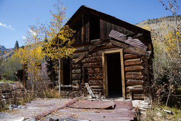 Colorado Autumn Scenery - Ironton Ghost Town