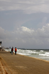 Strand und Küste am indischen Ozean