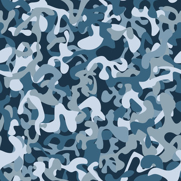 Abstract seamless urban camouflage pattern