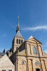 Fototapeta na wymiar Abbaye du Mont Saint-Michel