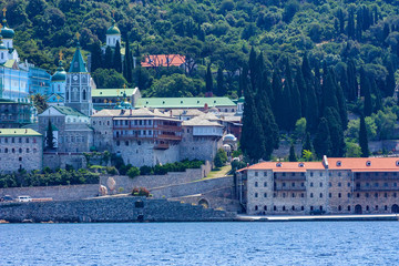Russian St. Pantaleon monastery at Mount Athos