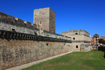 Fototapeta na wymiar Bari, Kastell Castello Svevo, Apulien, Italien