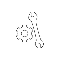 Repair person vector icon