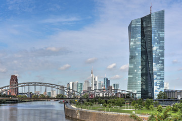 Die Europäische Zentralbank in Frankfurt am Main