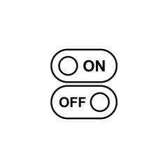 Switches on and off vector icon
