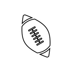 Ball of american football vector icon