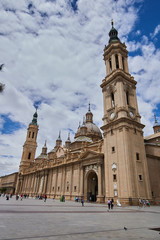 Fototapeta na wymiar Zaragoza is the capital of northeastern Spain's Aragon region. 