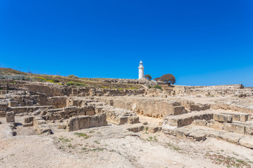 The ancient amphitheater in Paphos. Cyprus