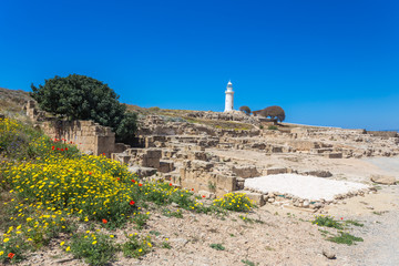 The ancient amphitheater in Paphos. Cyprus