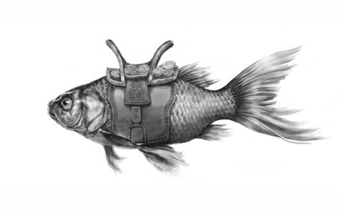 Fototapeta premium Fish with saddle