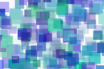 Fondo de cuadros de diferentes tonos de azul.