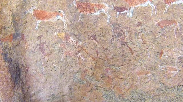 Twyfelfontein bushman rock paintings, Namibia