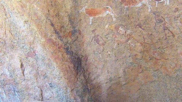 Twyfelfontein bushman rock paintings, Namibia