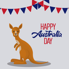 happy australia day background 