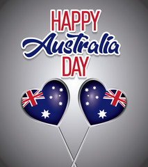 happy australia day background 