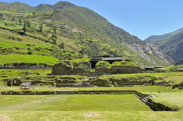 Chavín de Huántar  -  an archaeological site in Peru. 
 - obrazy, fototapety, plakaty