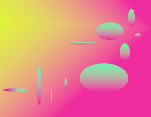 Flat Abstract Geometric Gradient Pastel spring color unique colorful artistic background