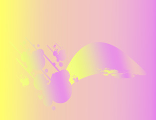 Flat Abstract Geometric Gradient Pastel spring color unique colorful artistic background