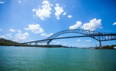 Puente las Americas is a road bridge in Panama which spans the Pacific Entrance to the Panama Canal
