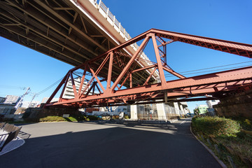 Fototapeta na wymiar 竪川橋梁 