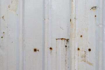 Old rusty zinc wall, rusty zinc barn wall