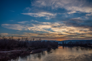 Fototapeta premium Morning on the river