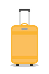 Modern suitcase icon,isolated on white background,
