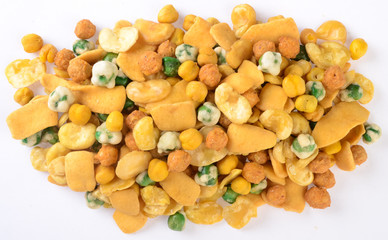 nuts or mixed nuts on a background.